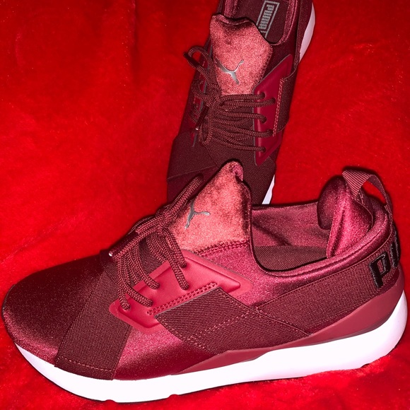 Burgundy Puma Muse 2 Satin 😍 - Picture 6 of 6